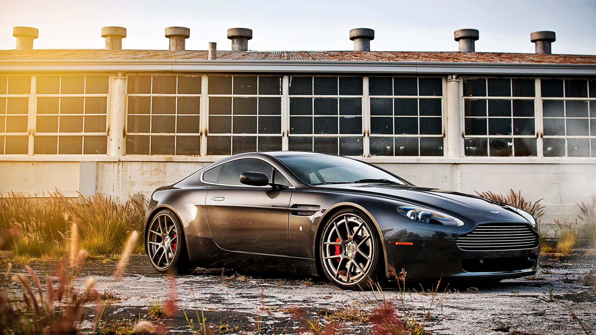Black Aston Martin Live Car Background