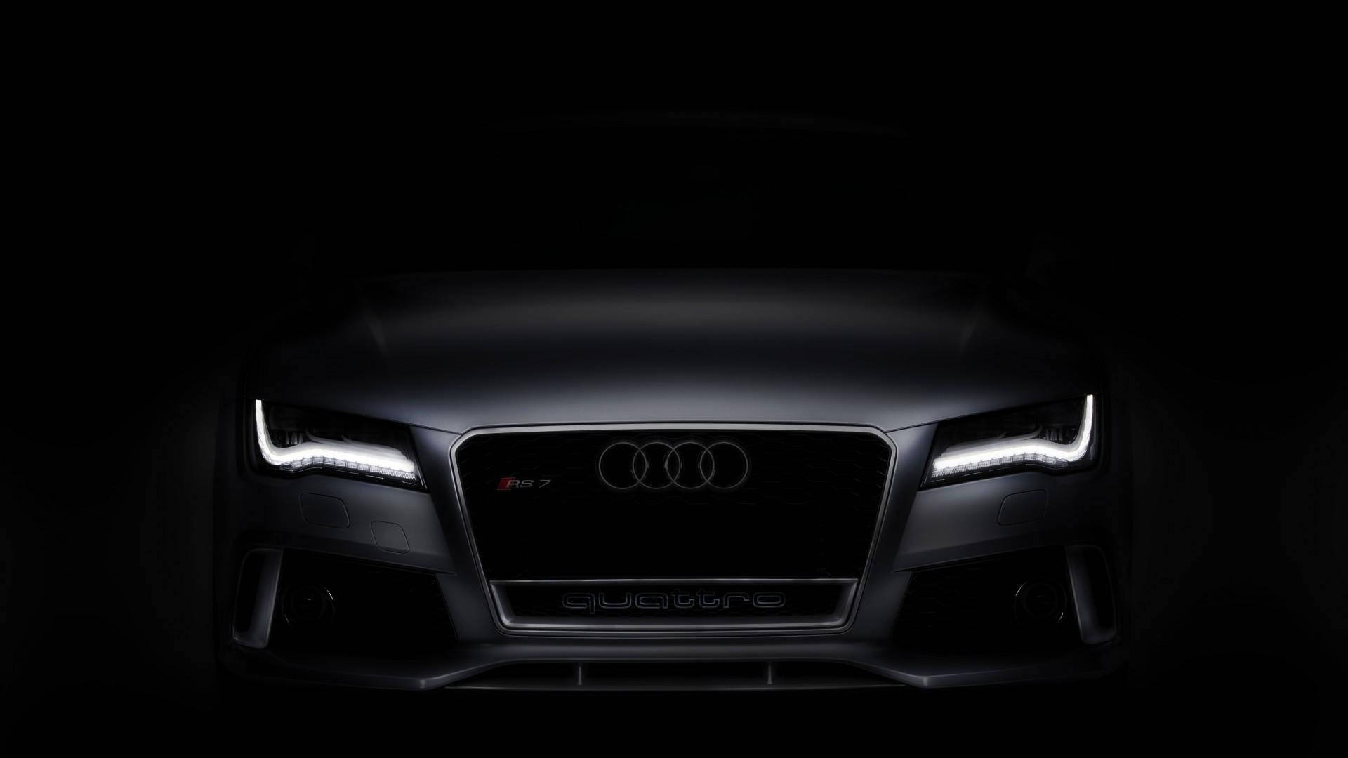 Black Audi Rs Front