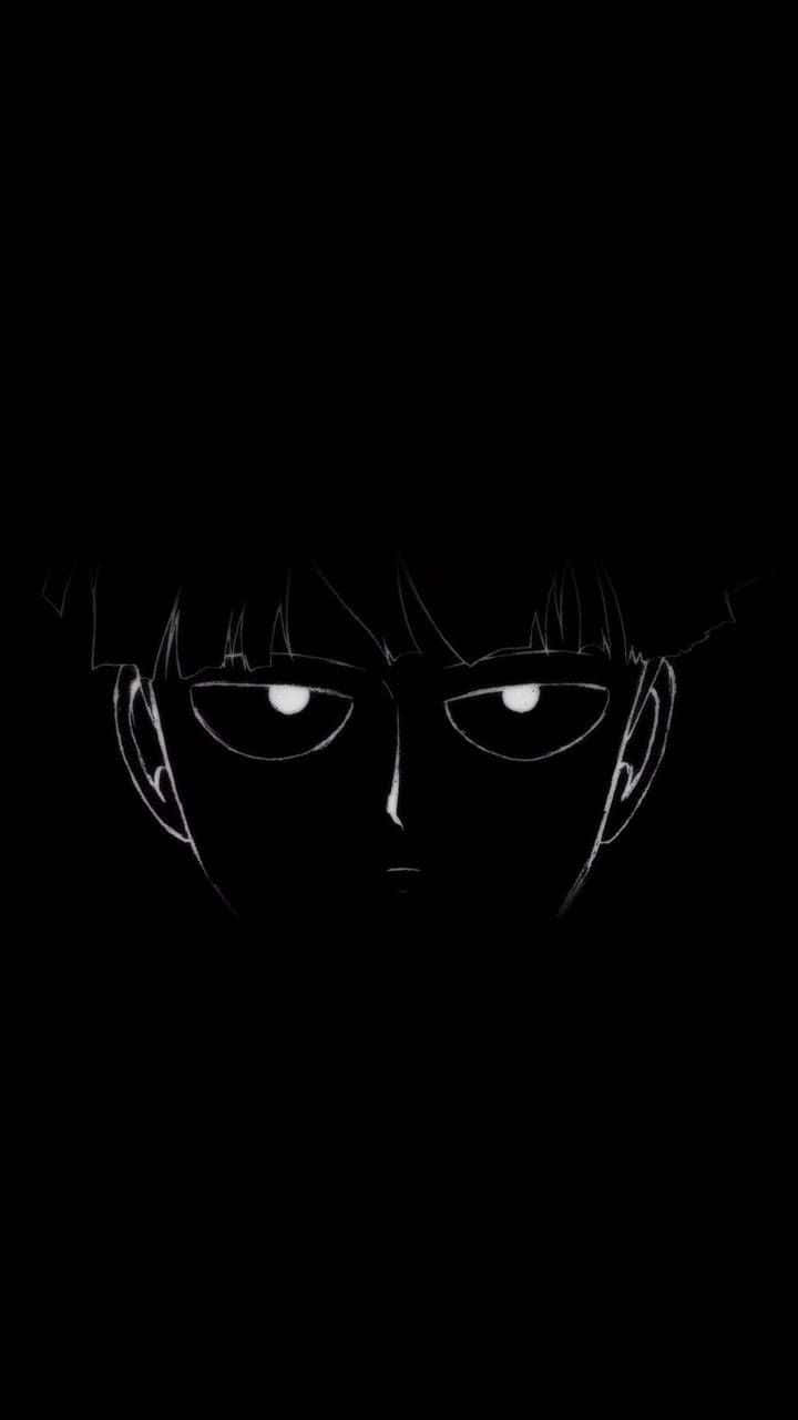 Black Background Mob Psycho Iphone Background