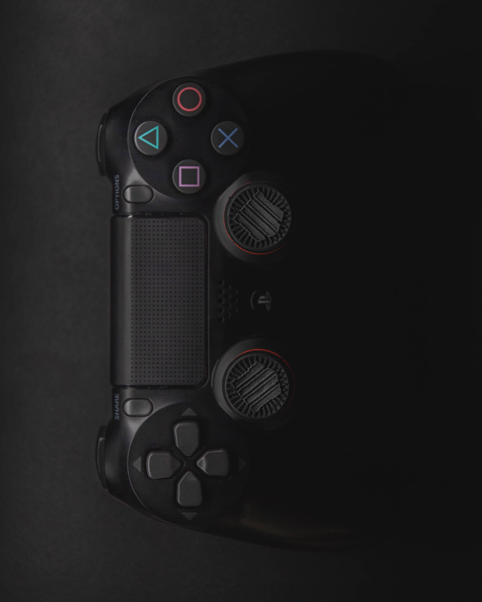Black Background Playstation Controller Background
