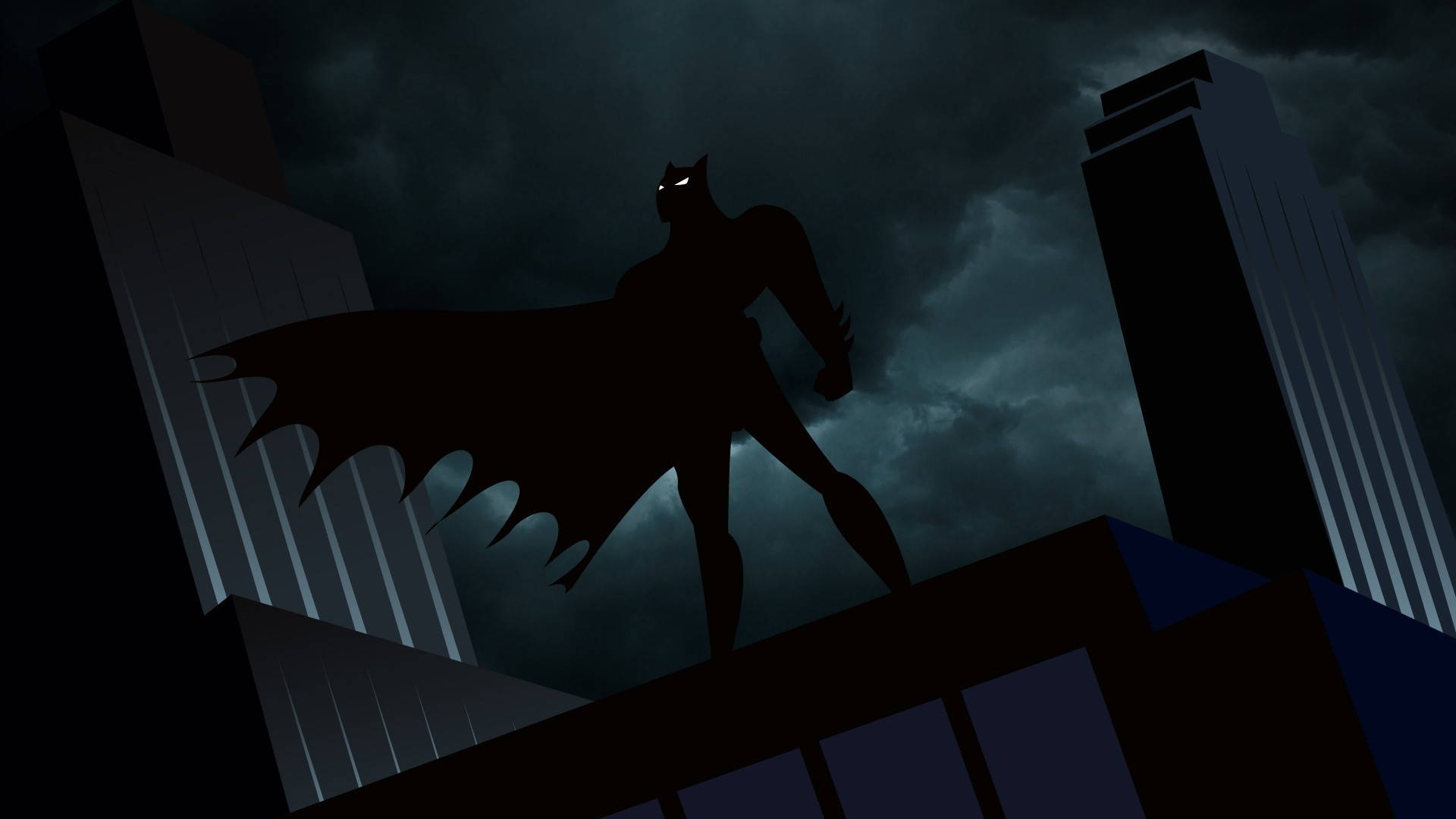 Black Batman Animated Desktop Background