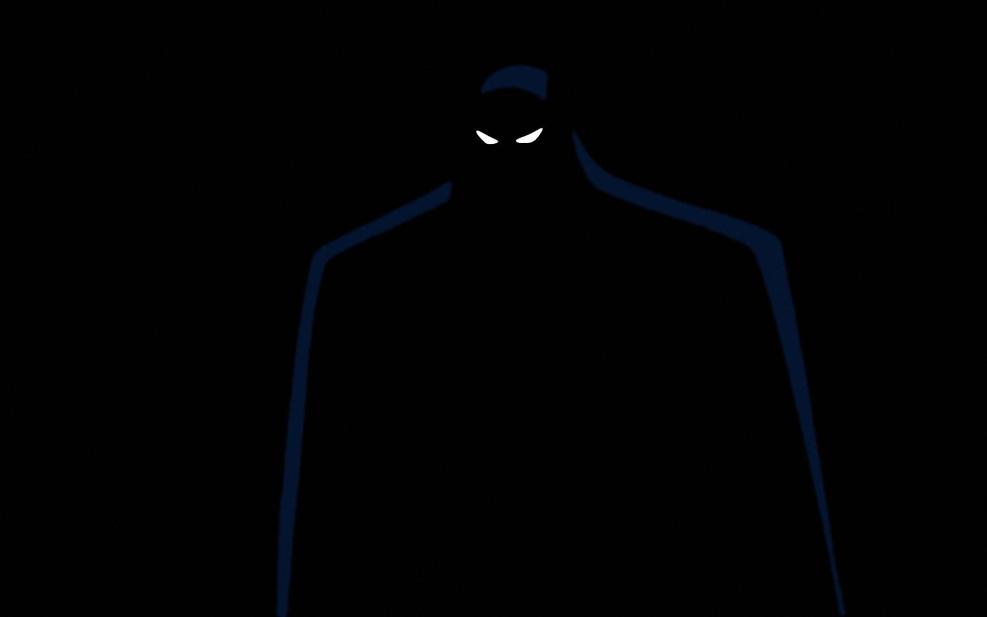 Black Batman Animated Eye Desktop Background