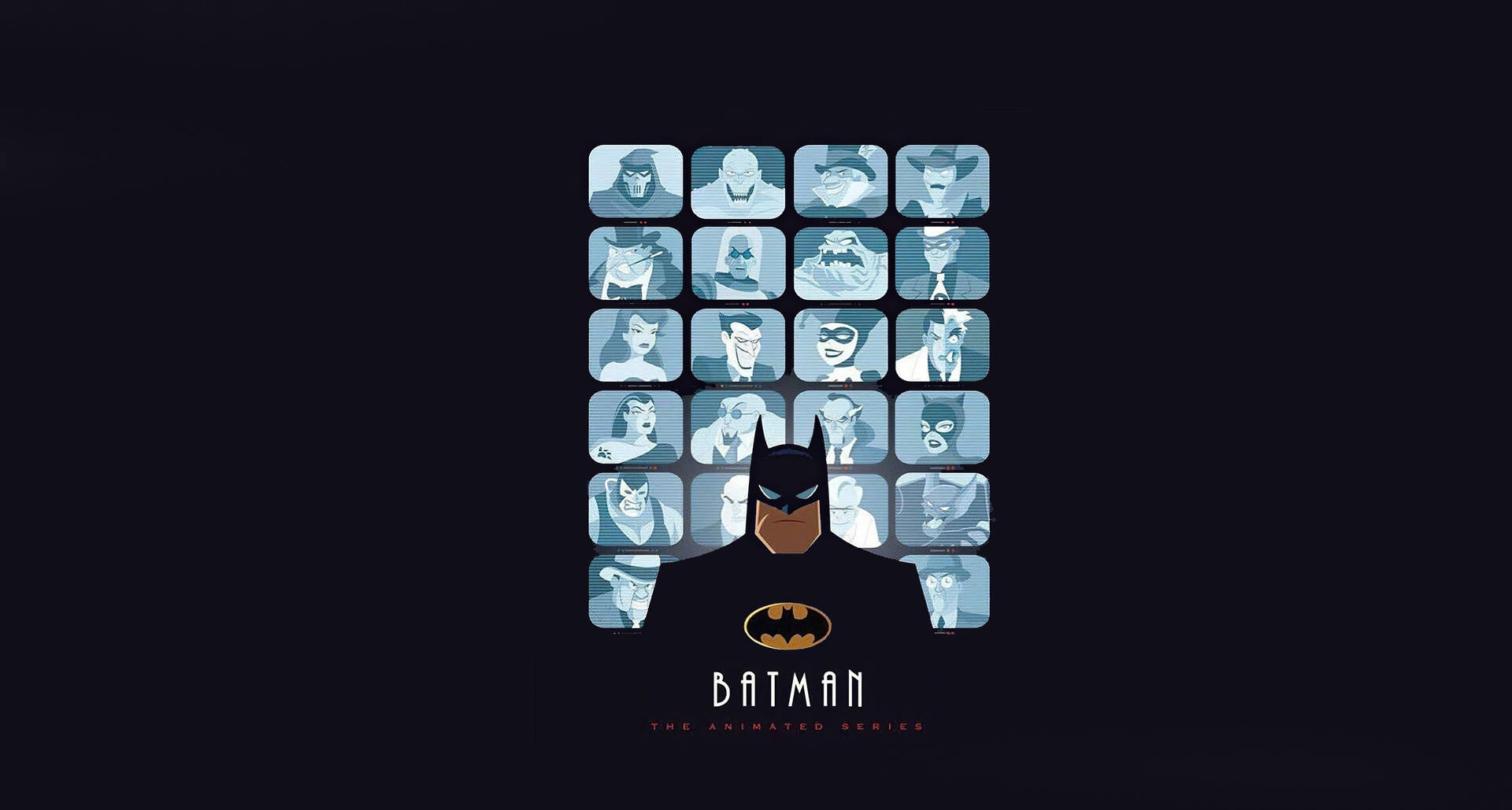 Black Batman Animated Poster Desktop