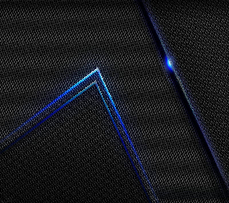 Black Blue Carbon Fiber In 4k Background