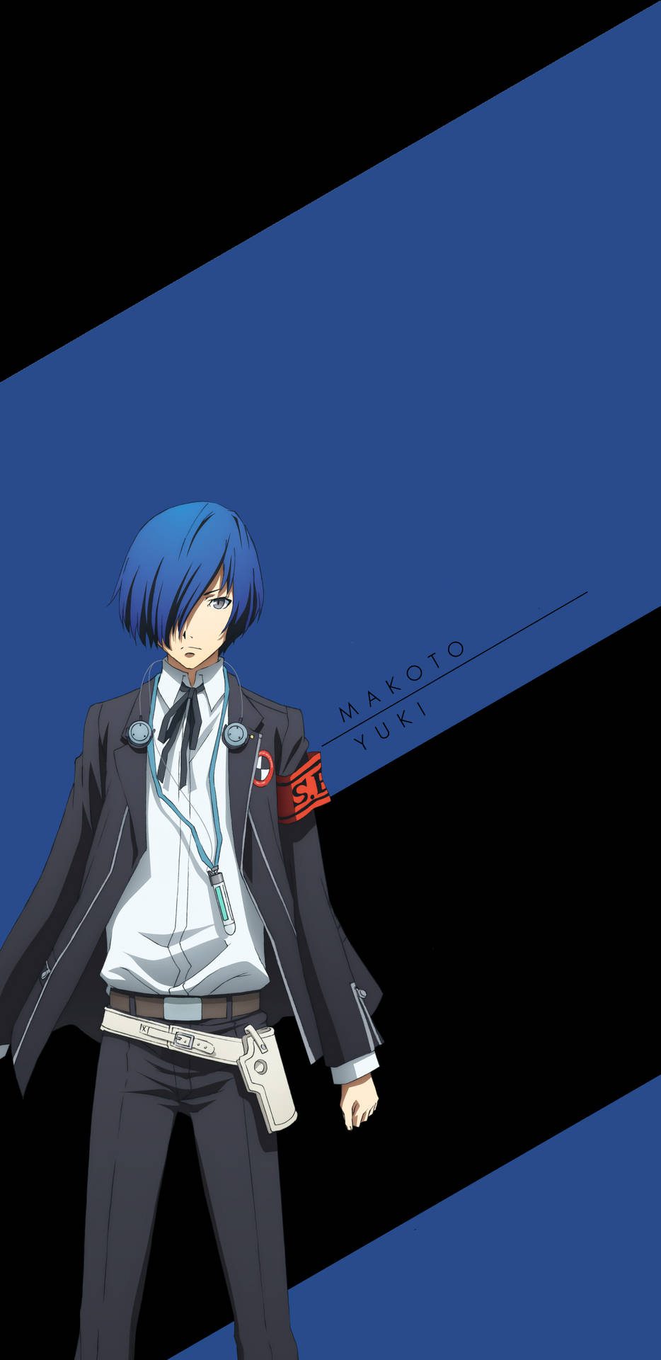 Black Blue Makoto Yuki Persona 3