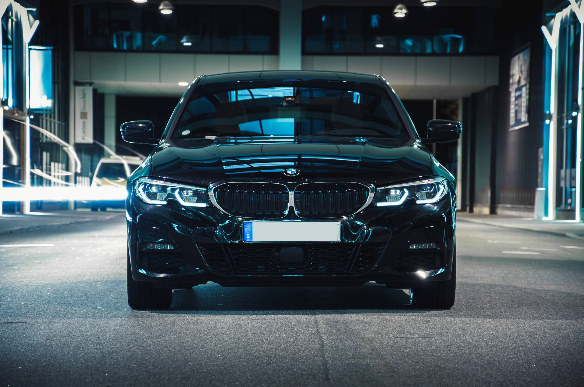 Black Bmw Car Front Shot