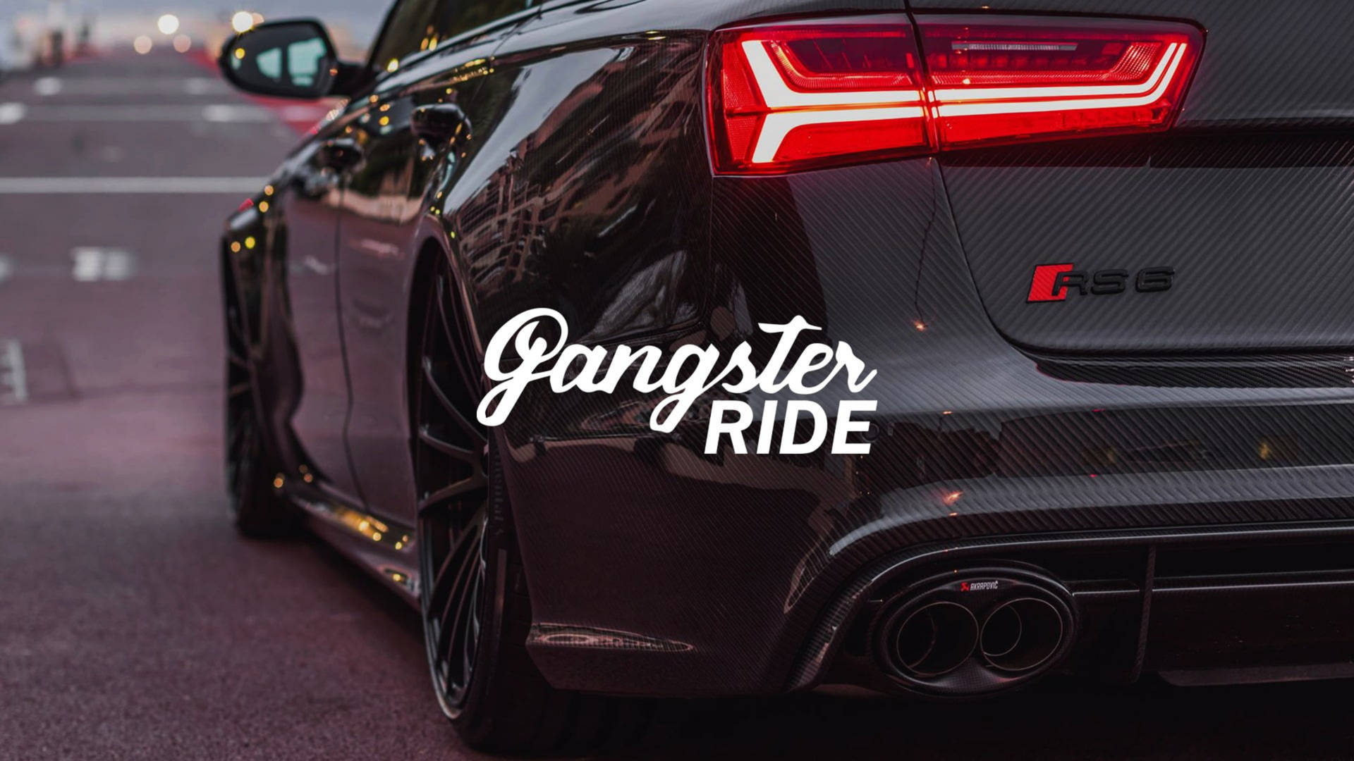 Black Bmw Gangster Ride Background