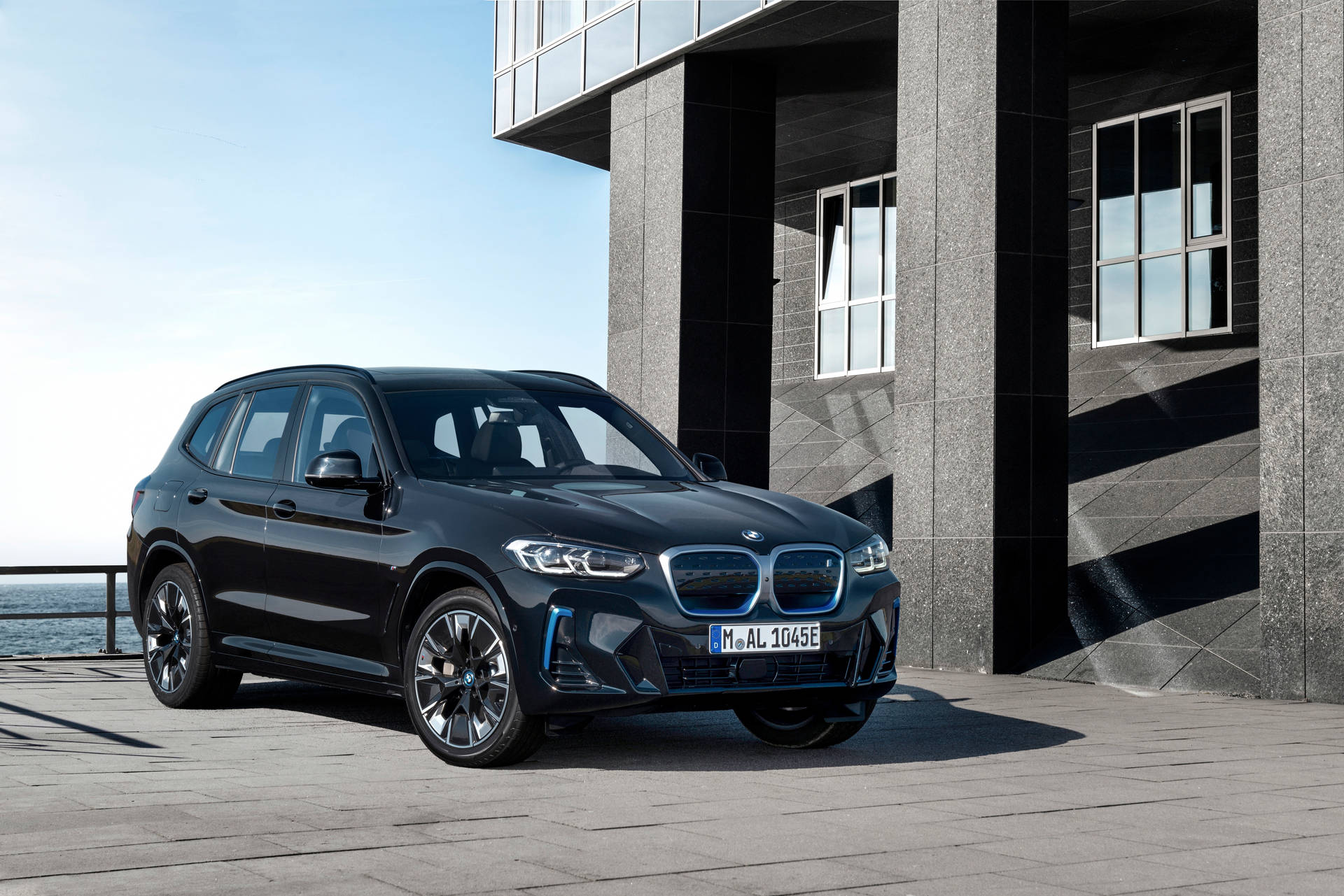 Black Bmw Ix3 M Sport Background