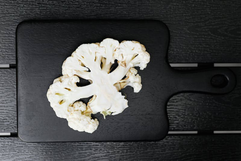 Black Board Cauliflower Background