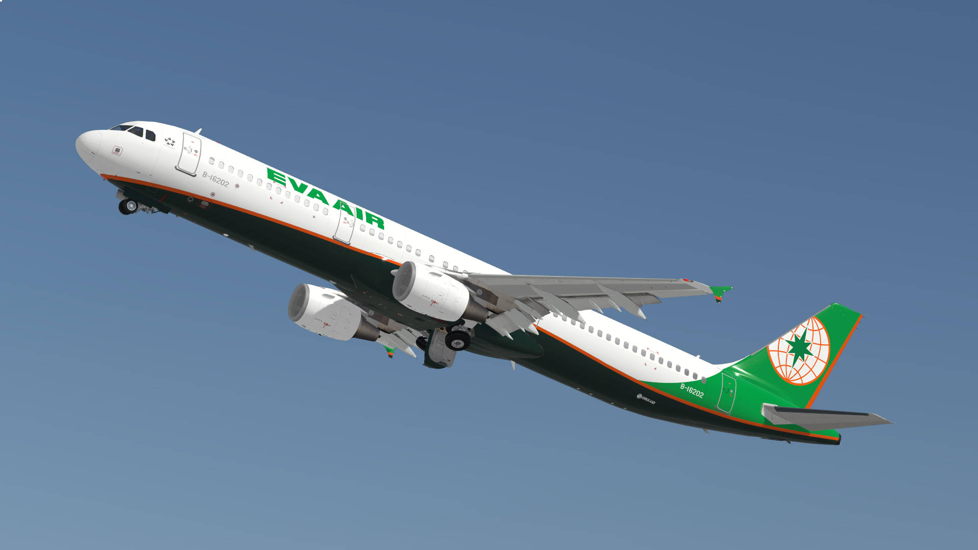 Black Bottom Eva Air Background