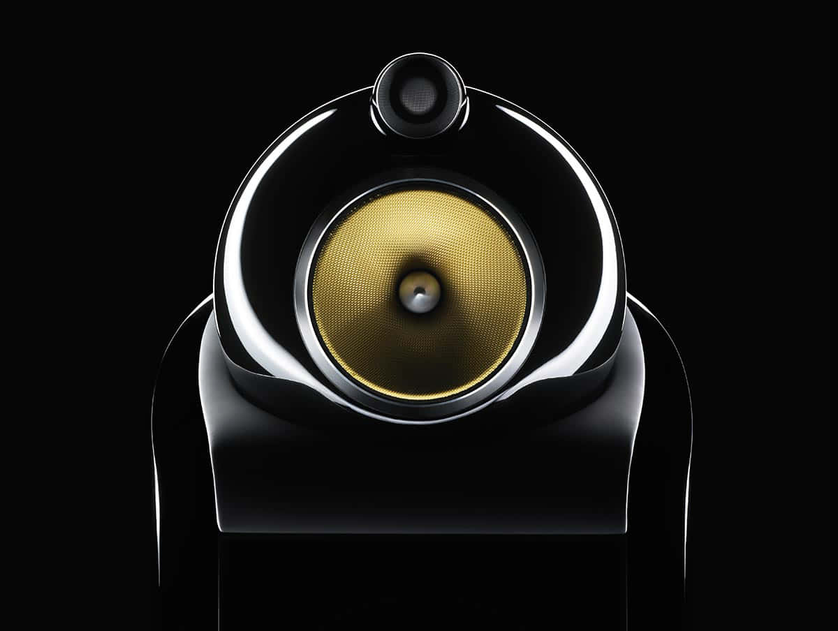 Black Bower And Wilkins 800 Diamond Speaker Background