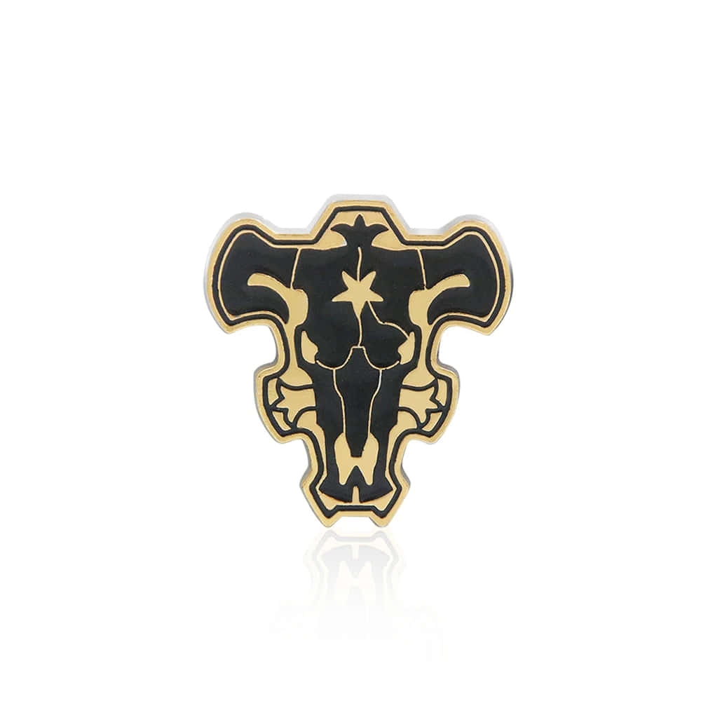 Black Bull Emblem Black Clover Background