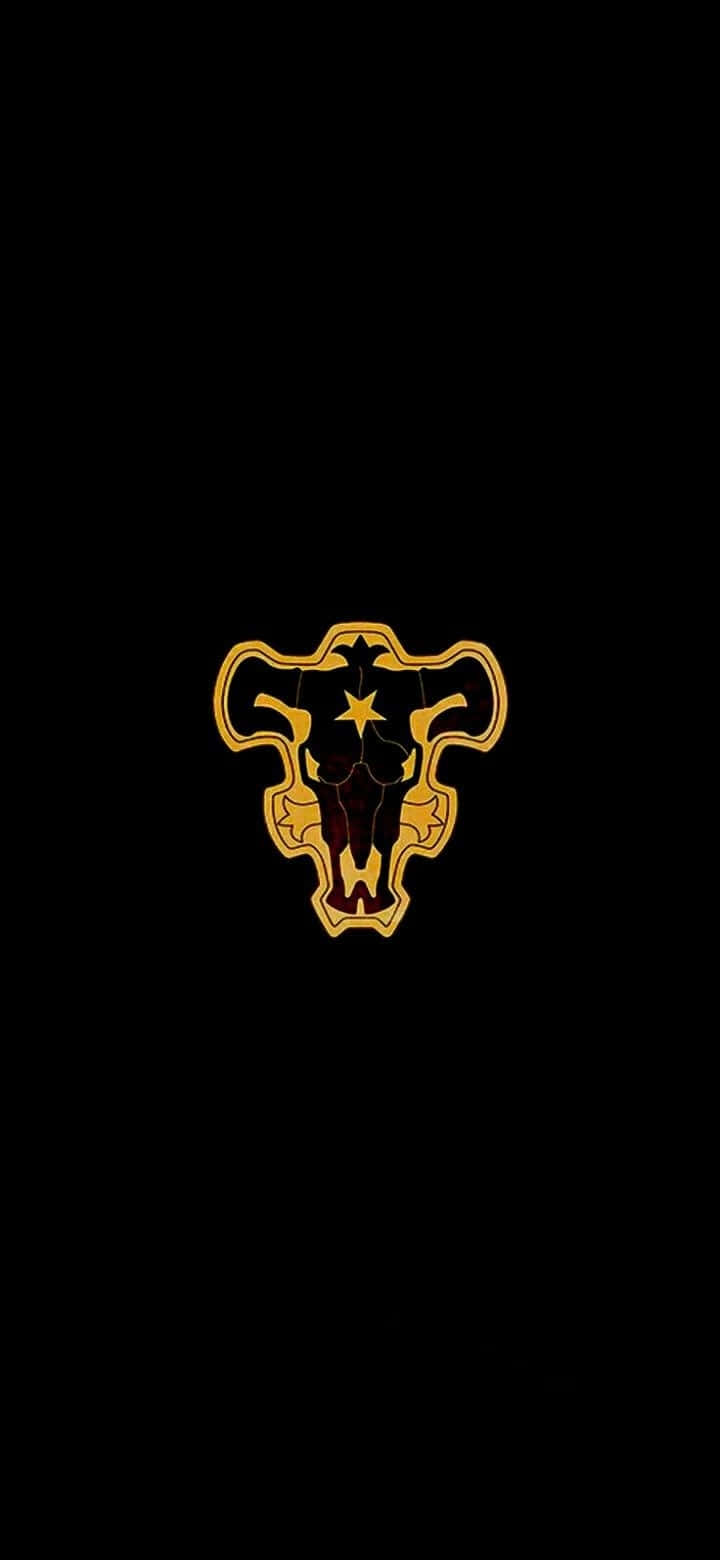 Black Bull Emblem Black Clover Background