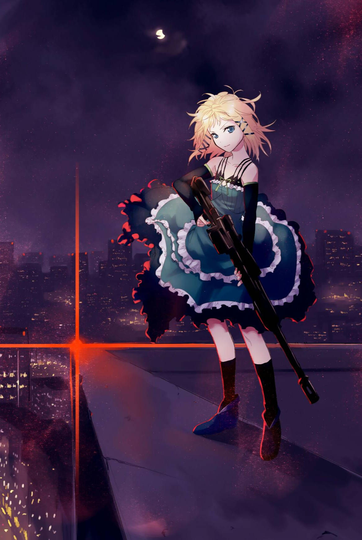 Black Bullet Tina Sprout Background
