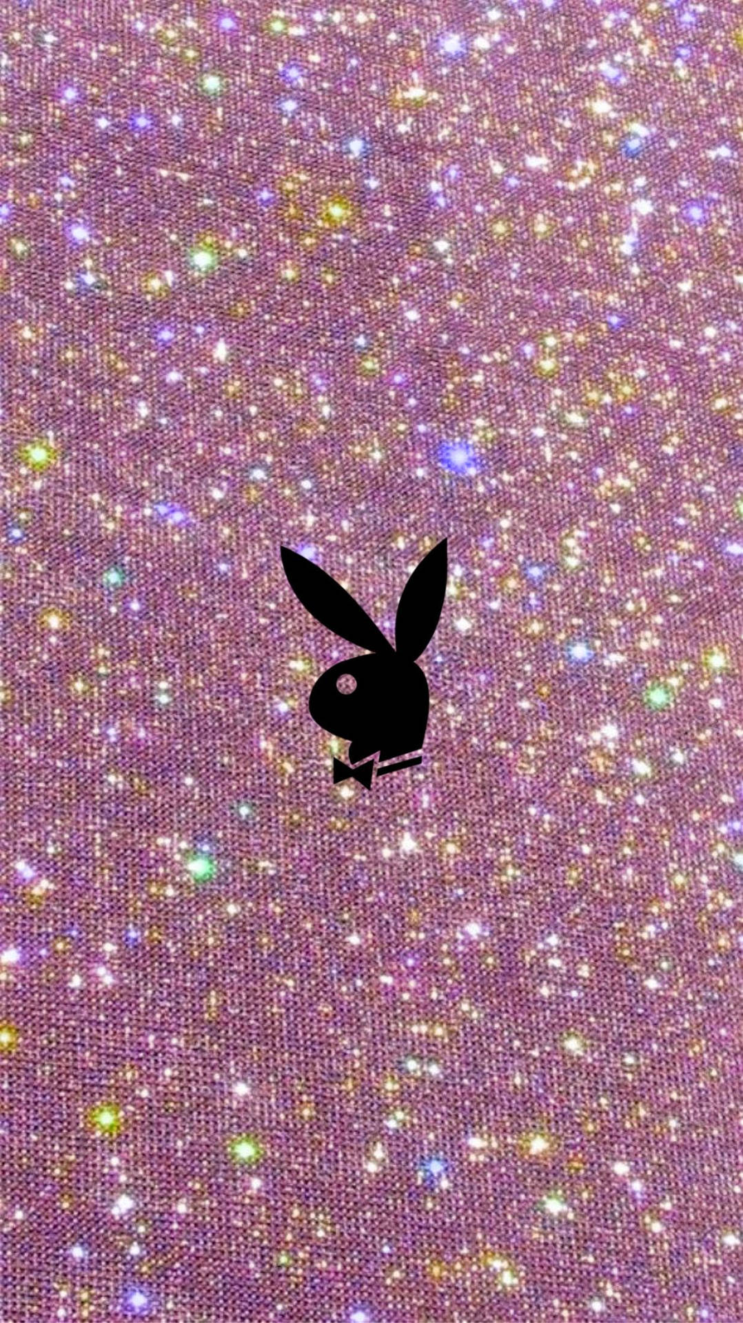 Black Bunny Playboy Logo Pink Baddie Background