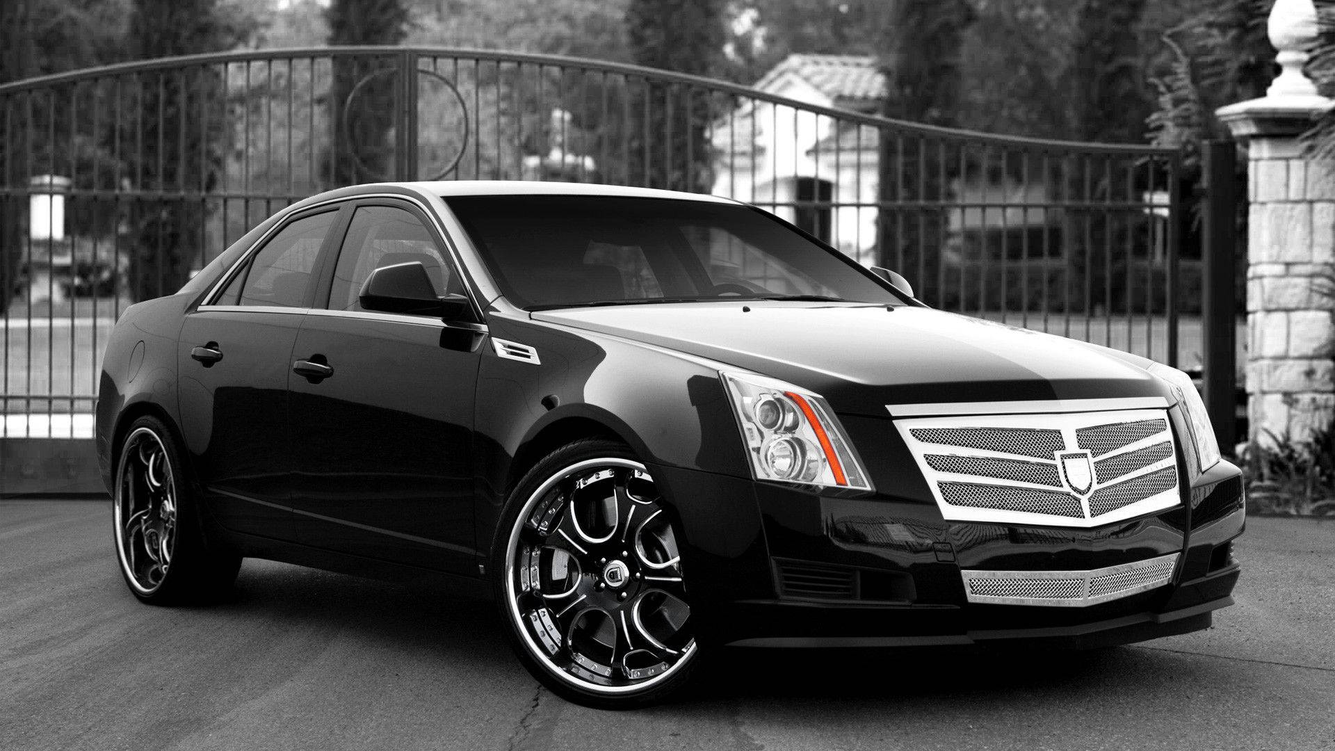 Black Cadillac Cts Background