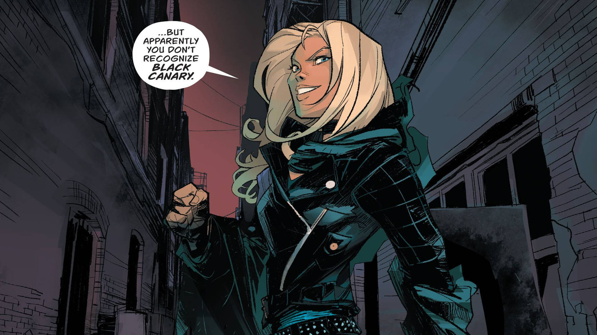 Black Canary Comics Introduction Background