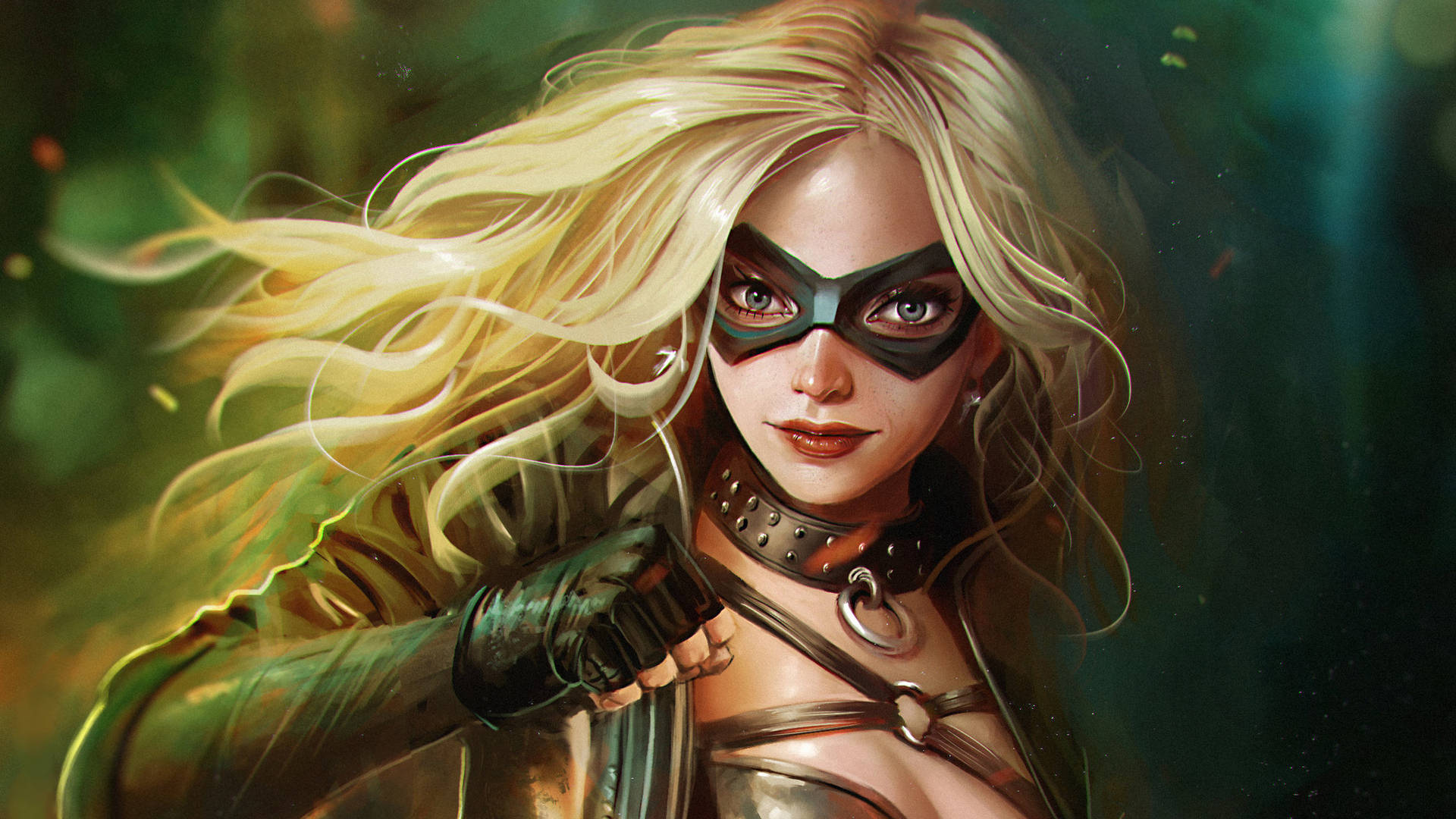 Black Canary Painting