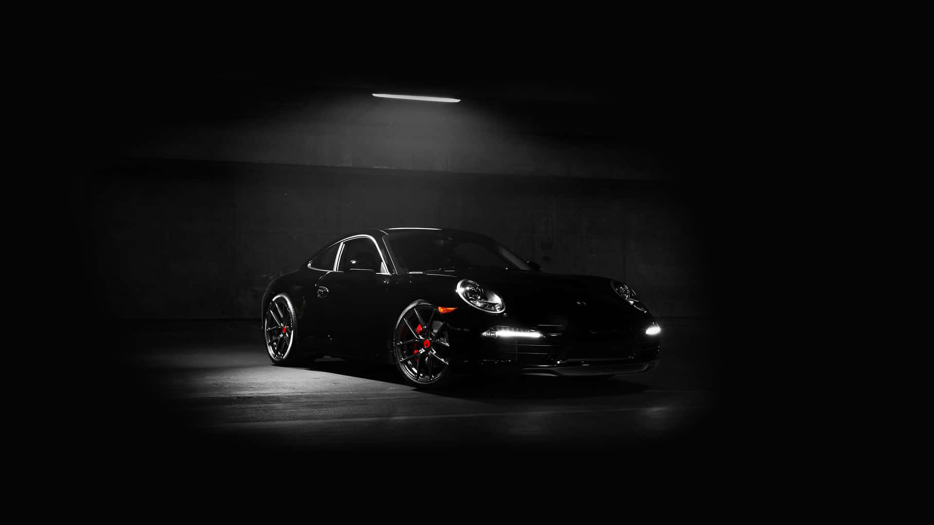 Black Car 4k Porsche 911 Background