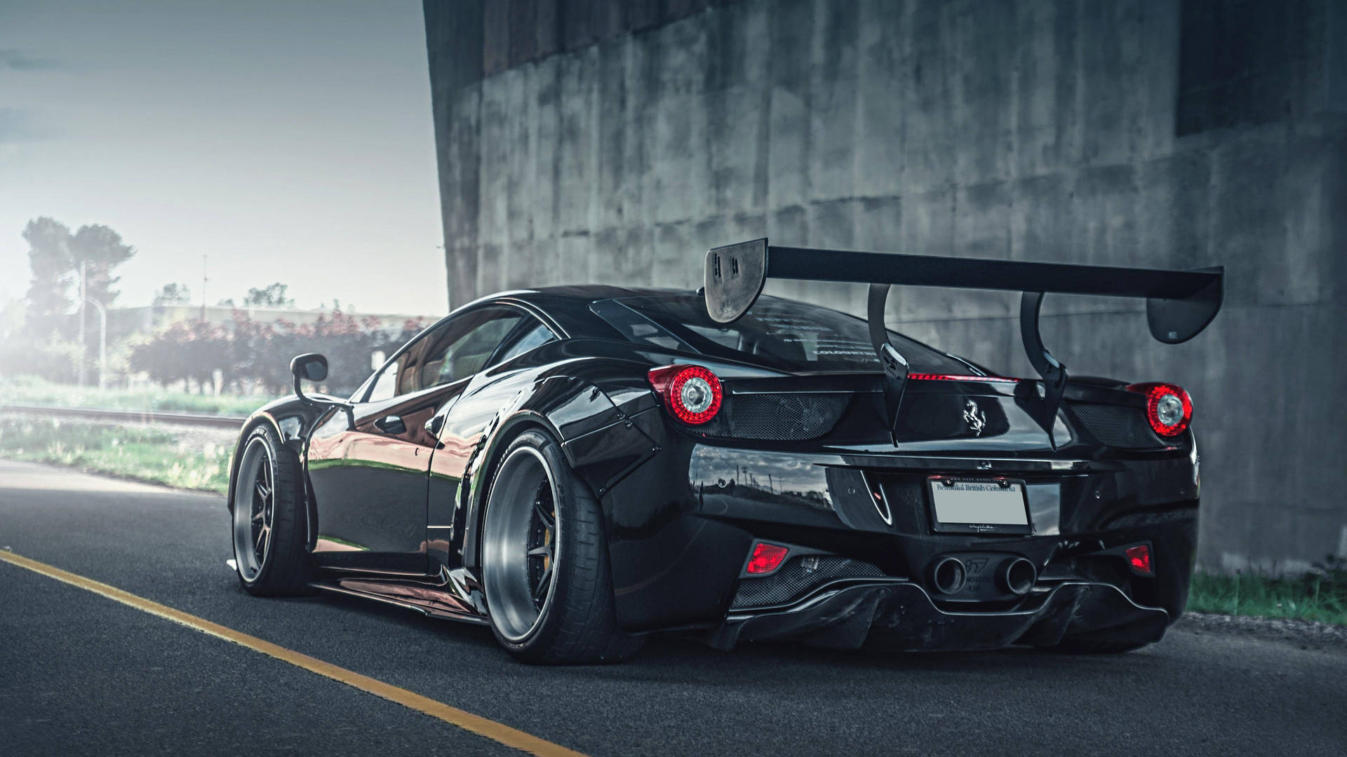 Black Car Hd Ferrari