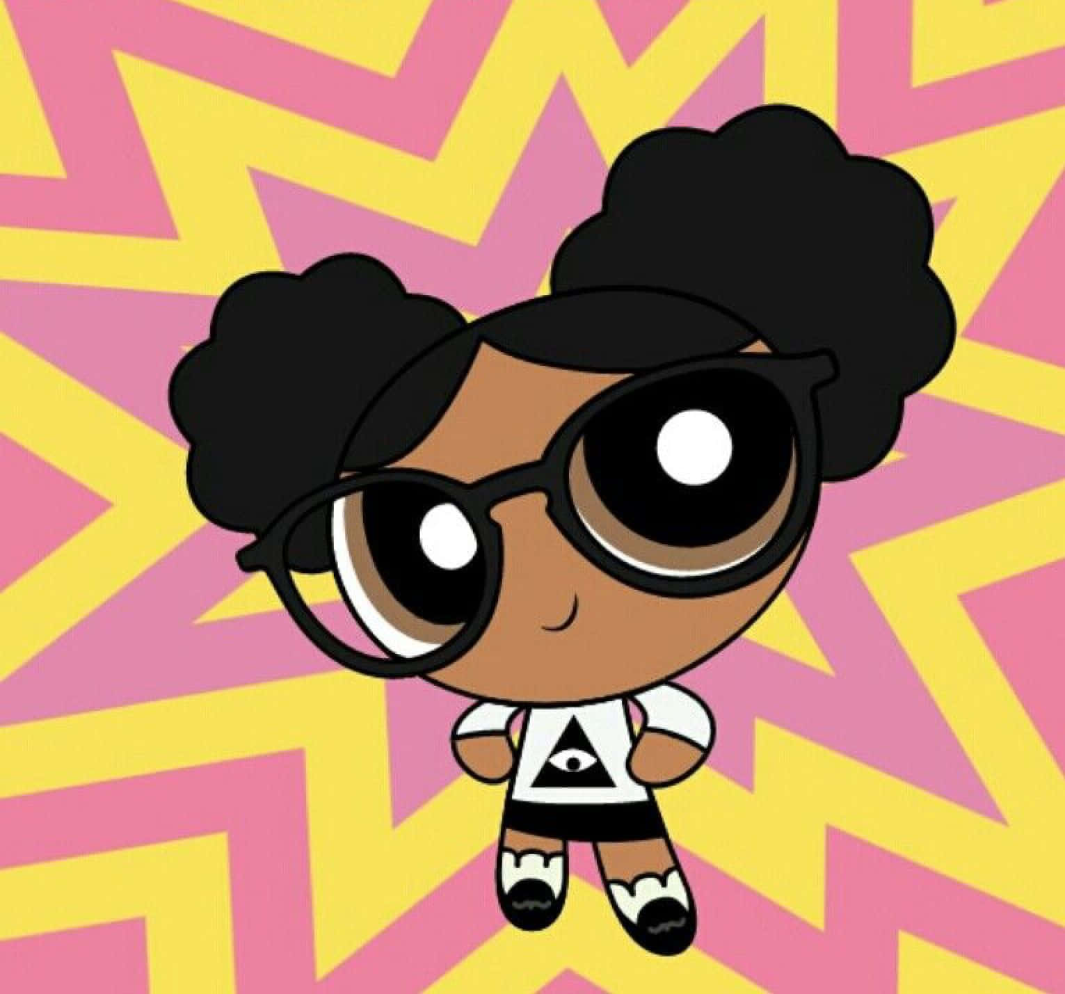 Black Cartoon Characters Brighten Up Our Lives Background