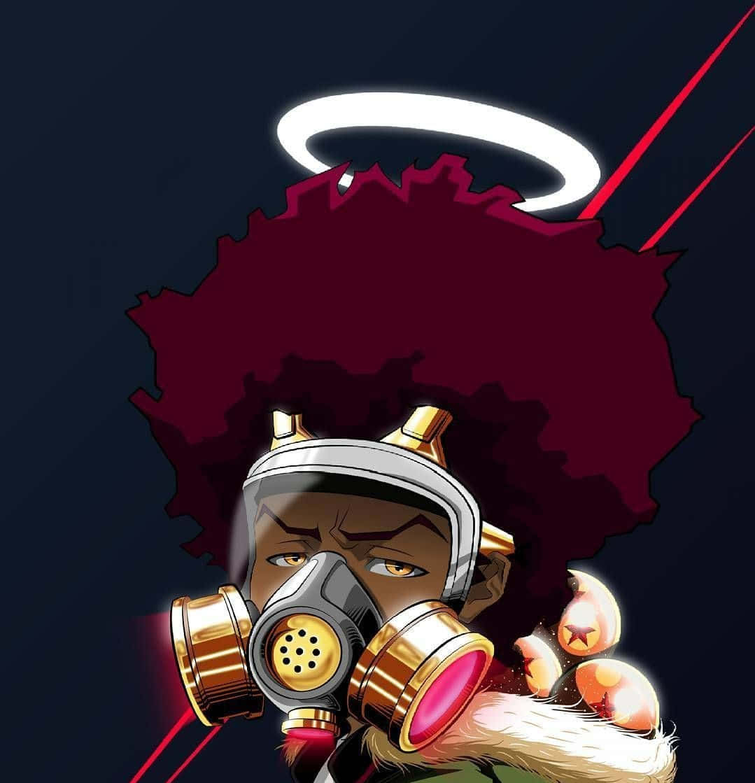Black Cartoon Characters Guy Halo