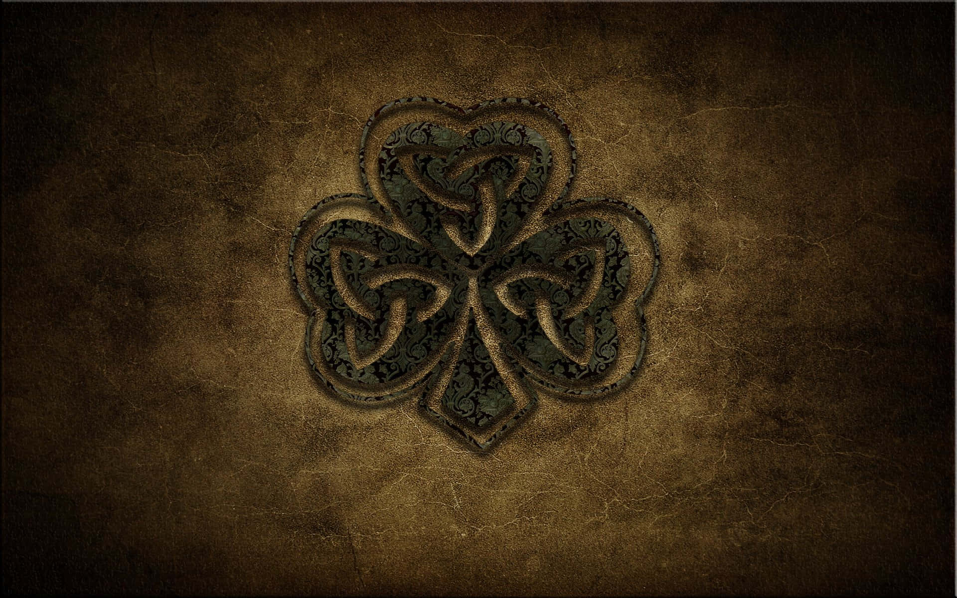 Black Celtic Irish Carving Background