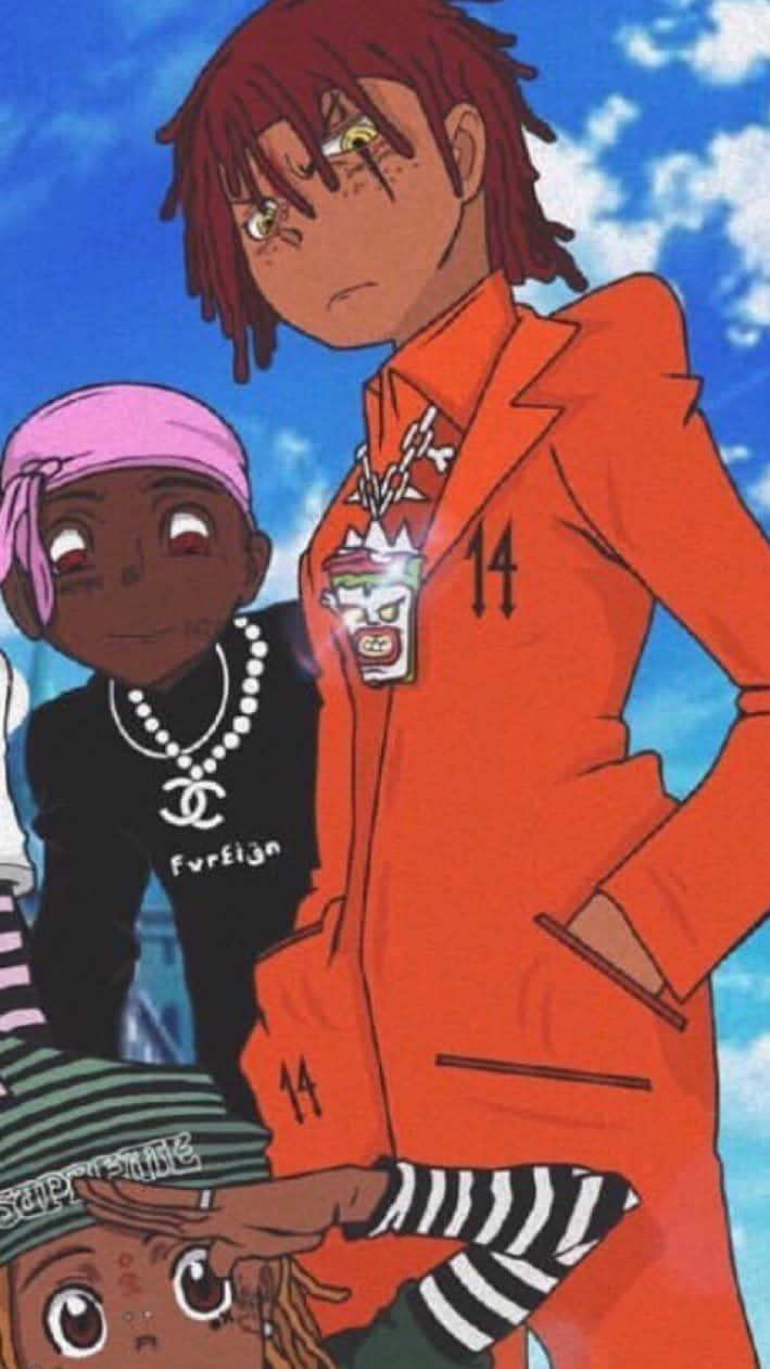 Black Characters Anime Rapper