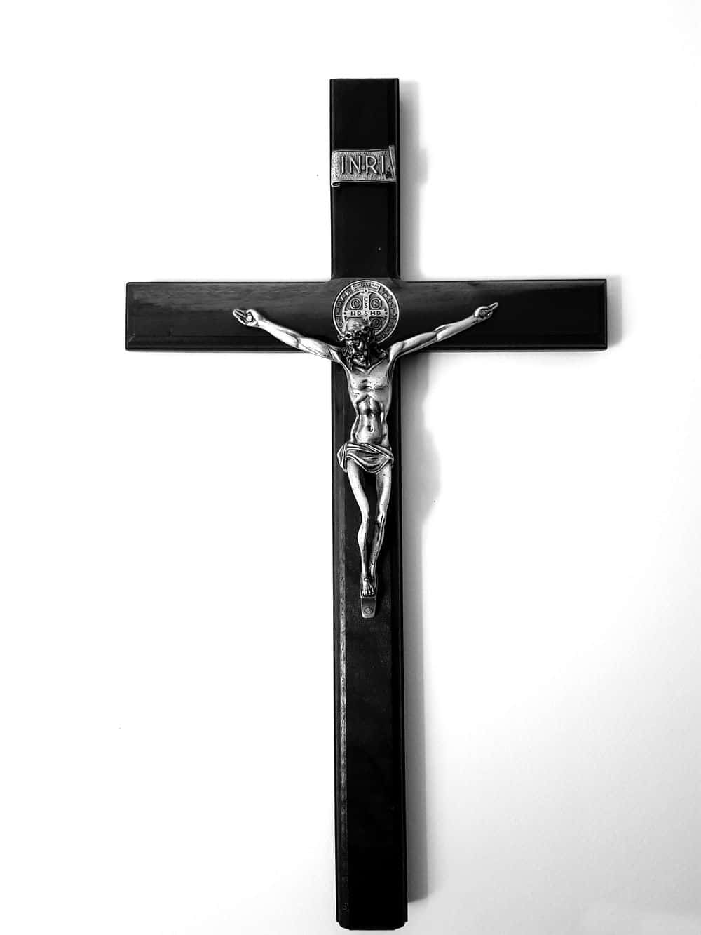 Black Christian Cross Background