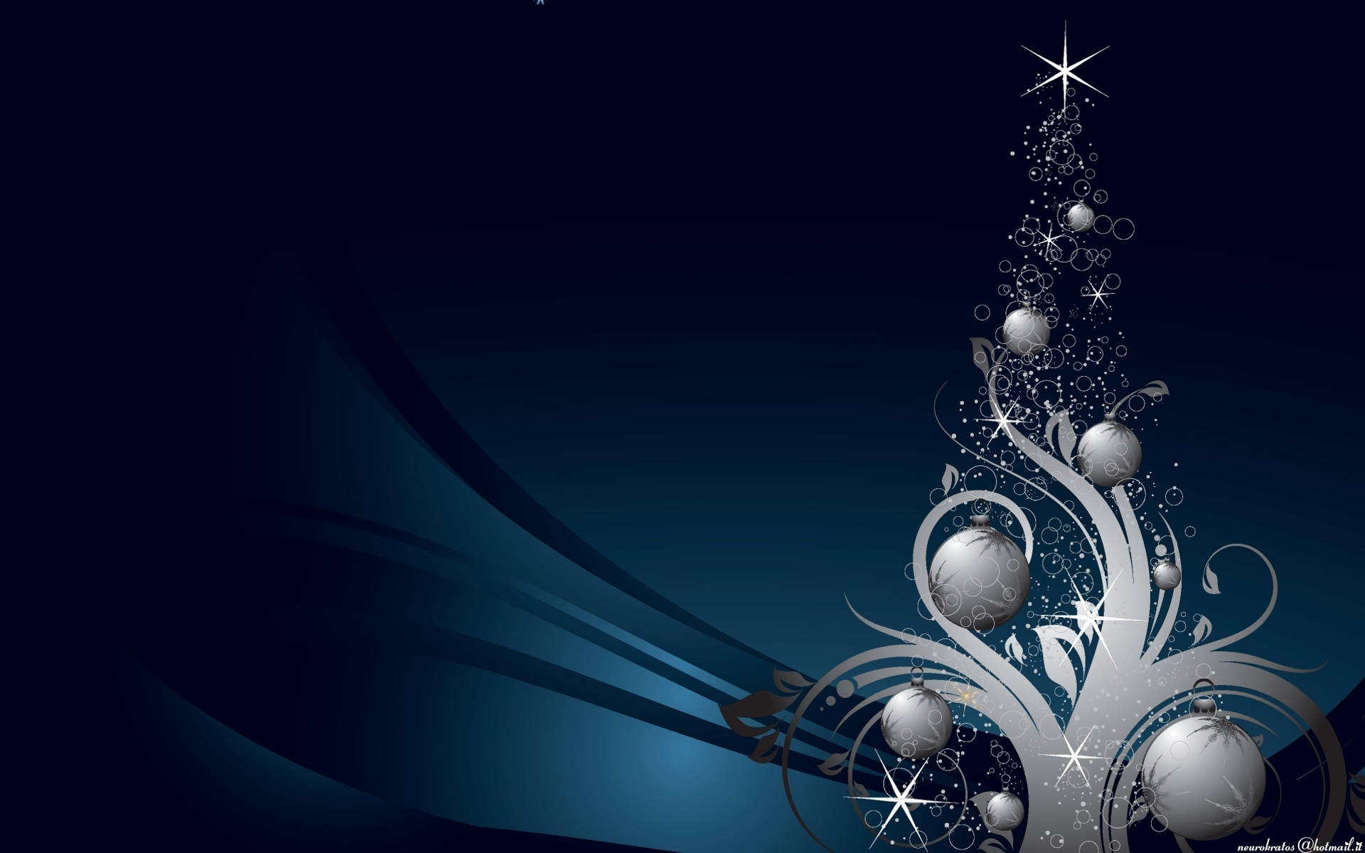 Black Christmas Illustration Background