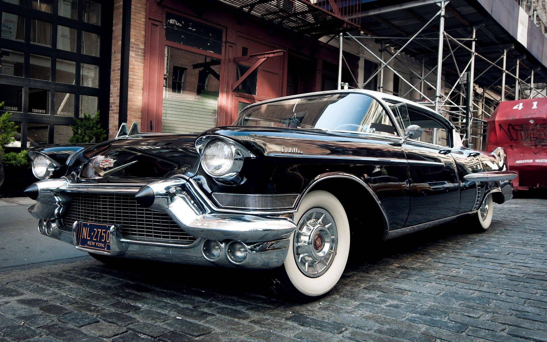 Black Classic Vintage Cadillac Background