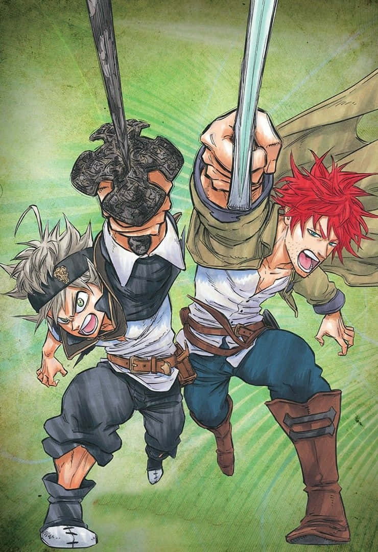 Black Clover Asta And Fanzell Iphone Background