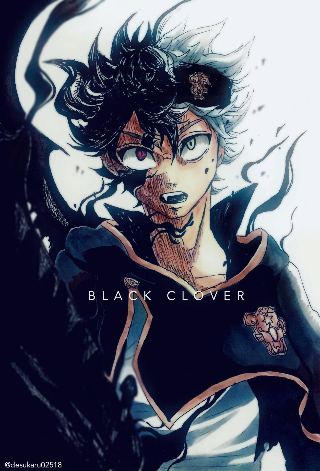 Black Clover Asta Background