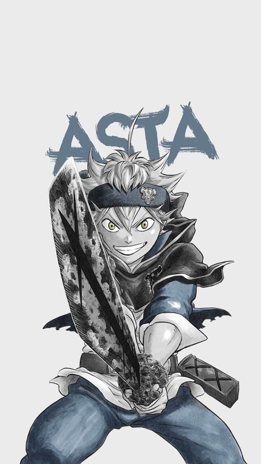 Black Clover Asta Portrait Iphone Background