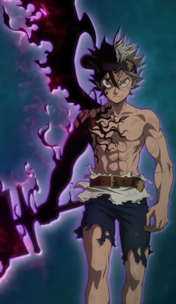 Black Clover Asta Shirtless Iphone Background
