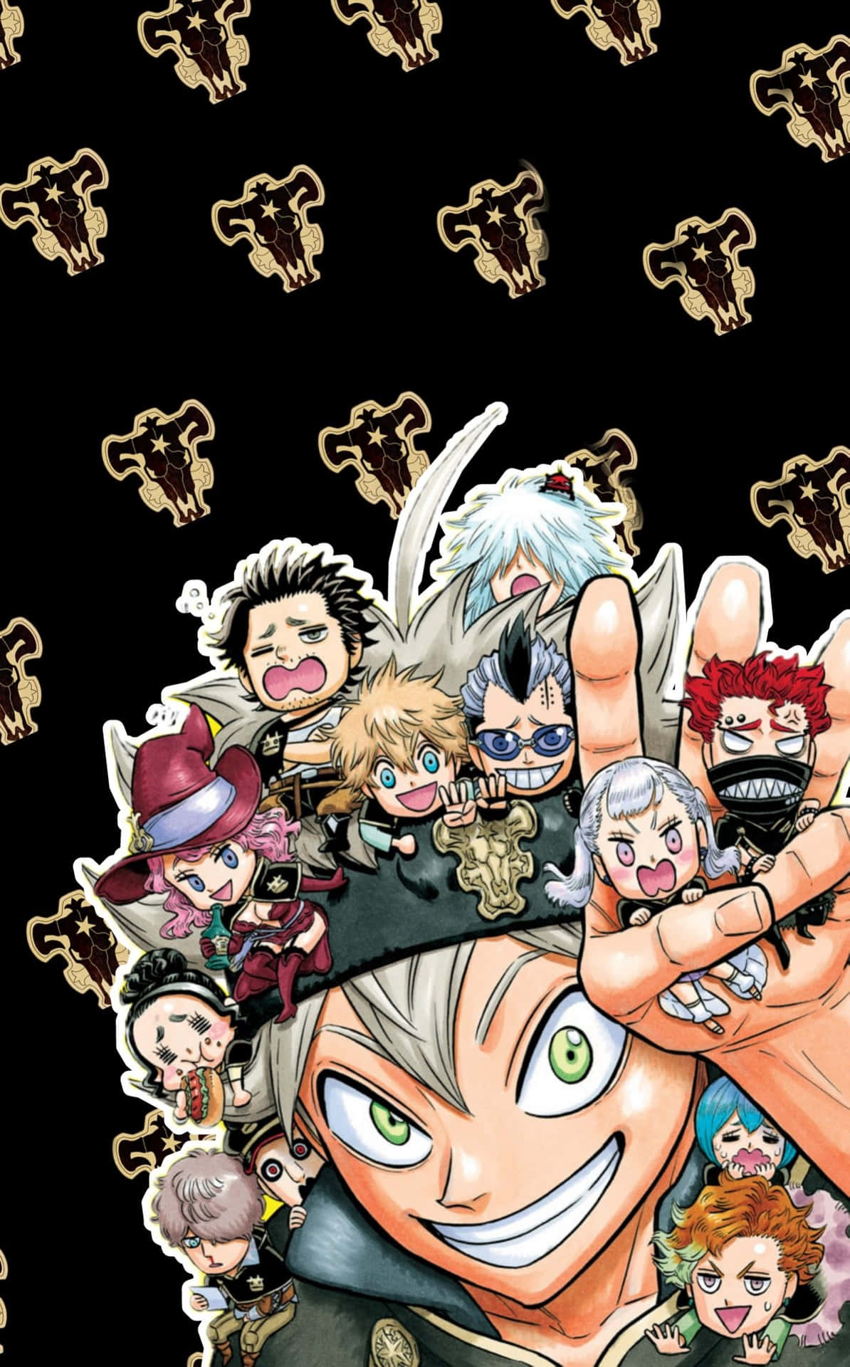 Black Clover Black Bull Characters Background