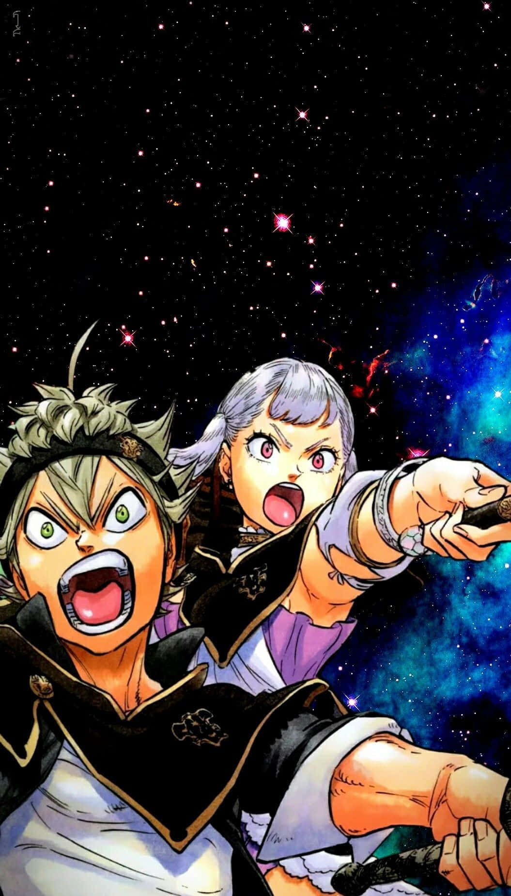 Black Clover Noelle And Asta Iphone Background