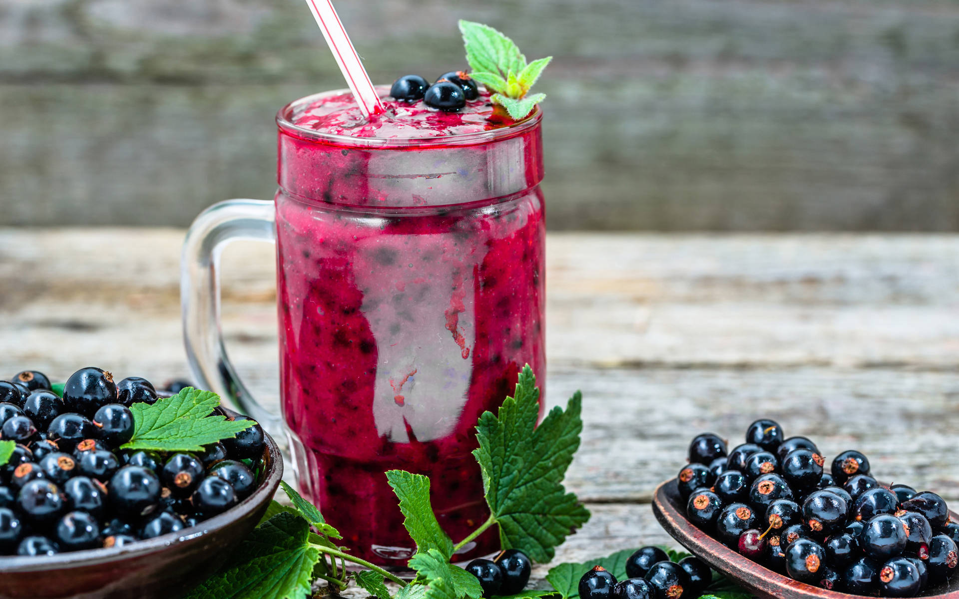 Black Currant Berry Fruit Smoothie Background