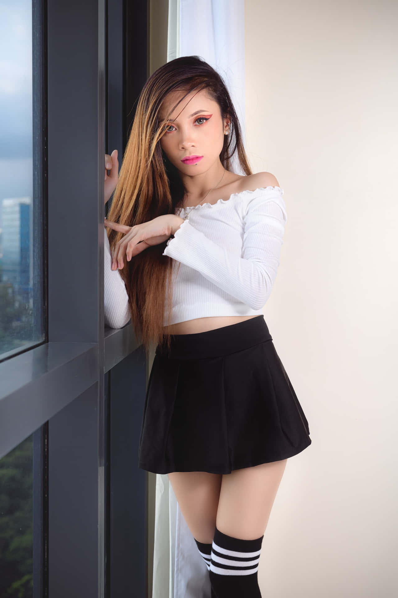 Black Dance Miniskirt