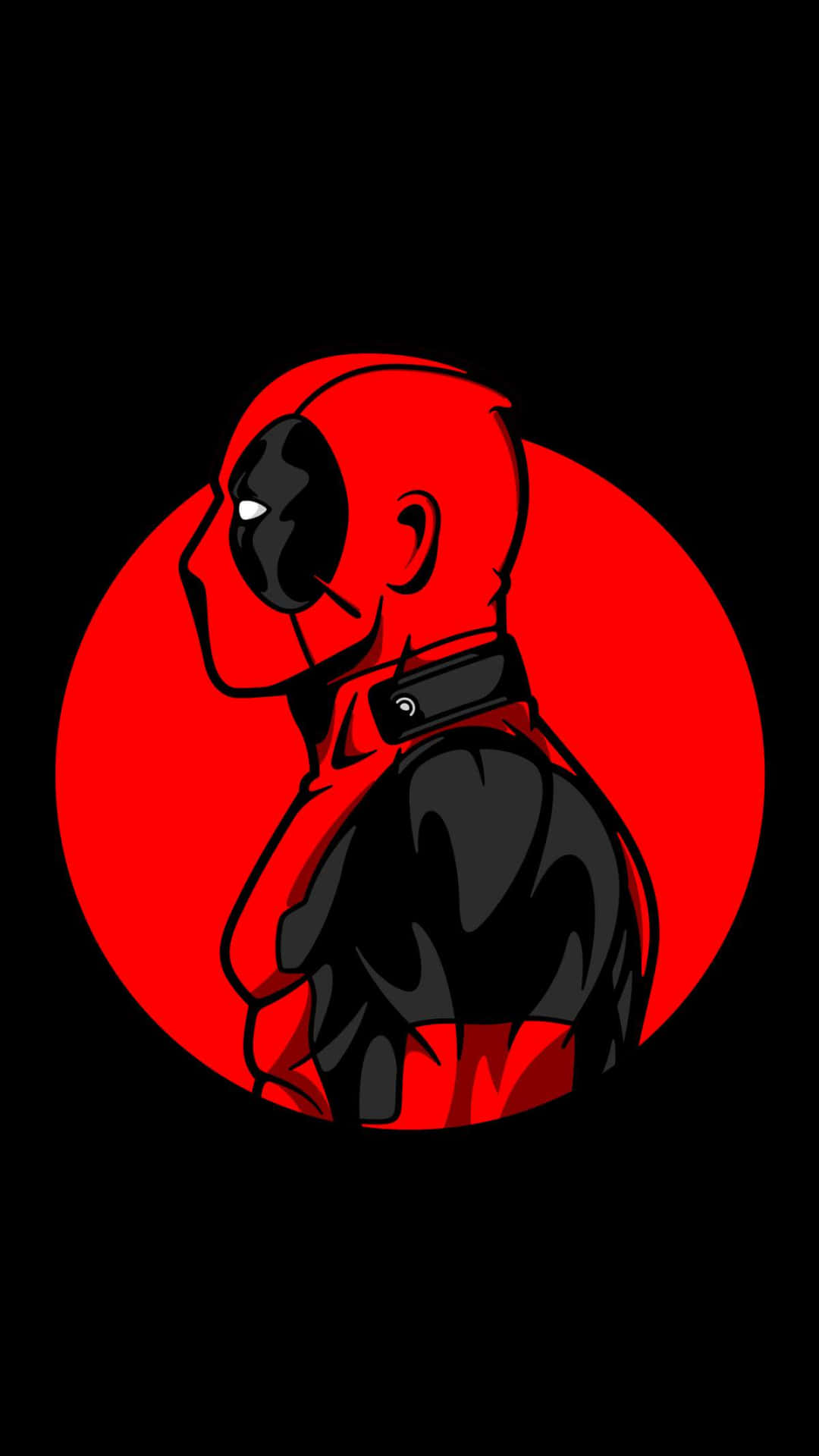 Black Deadpool Is Ready For Battle. Background