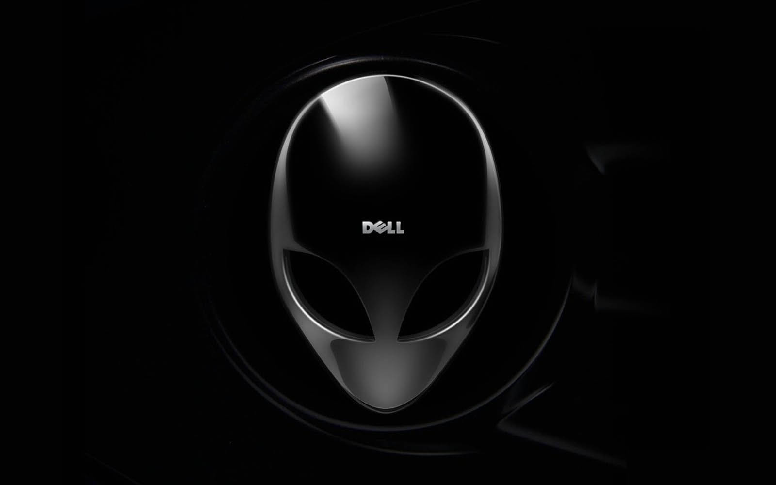 Black Dell Alienware Background