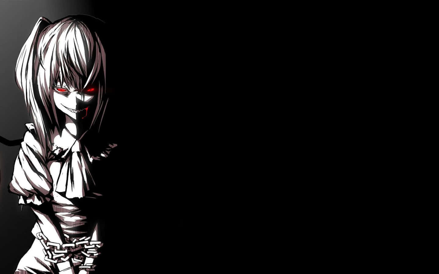 Black Devil Girl Aesthetic Desktop Background