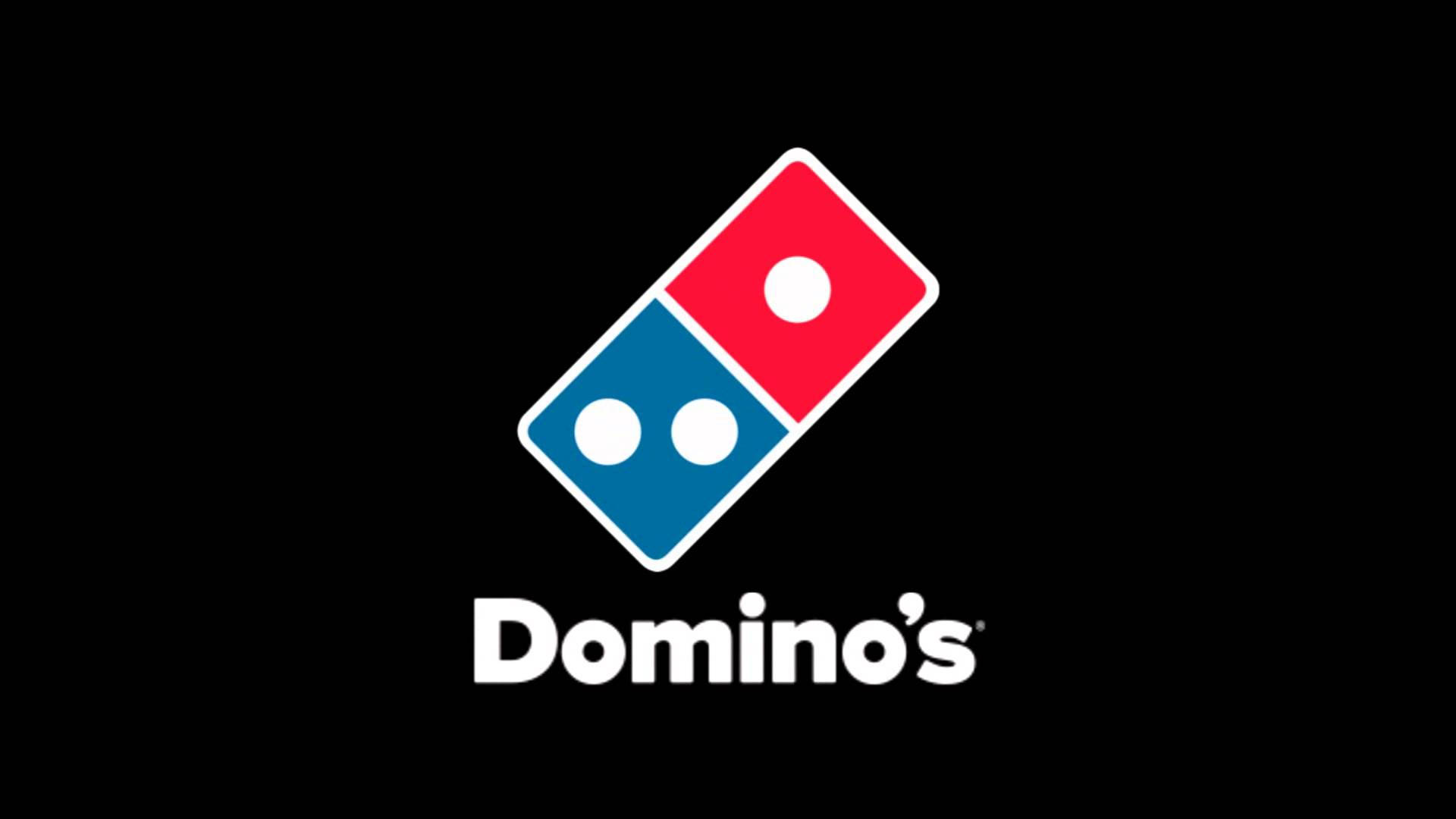 Black Dominos Pizza Logo Background