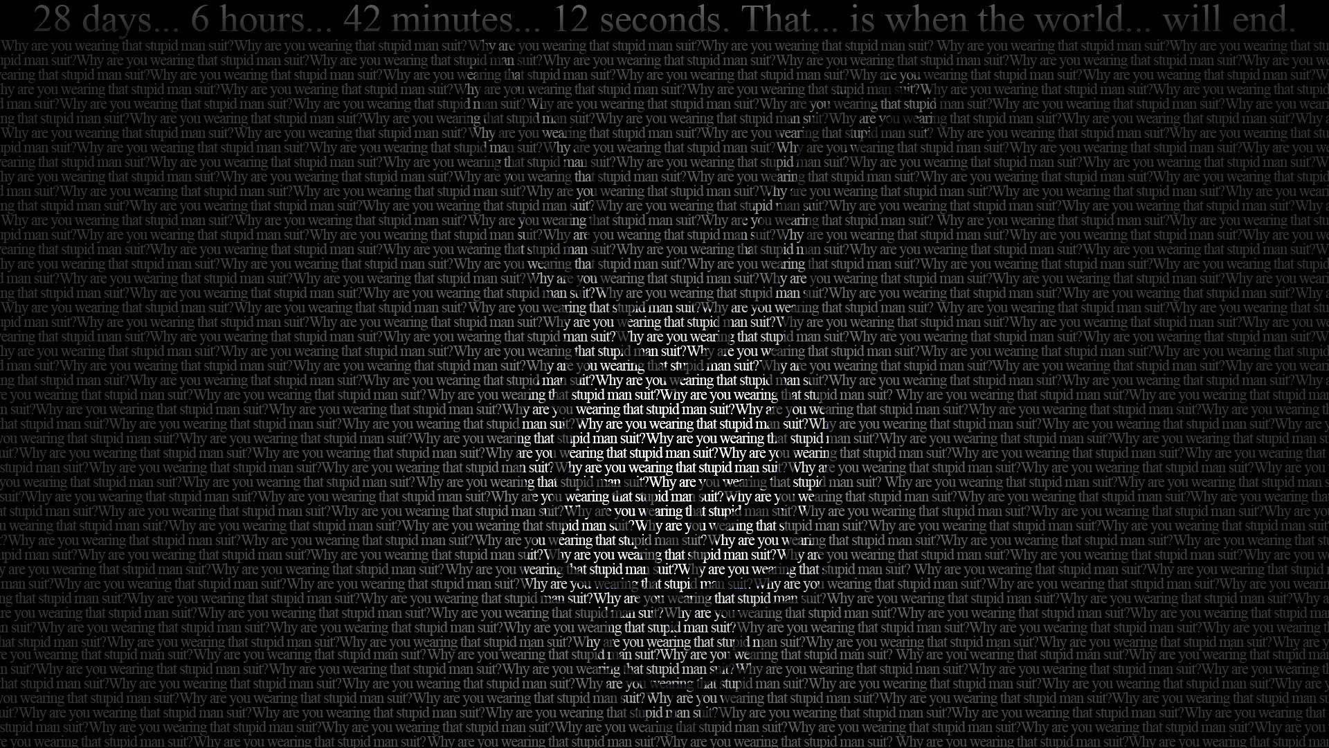 Black Donnie Darko Skull Monster Background