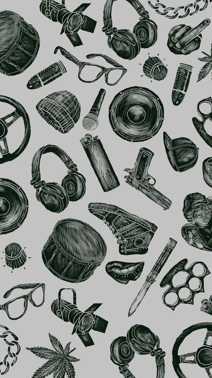 Black Dope 720 X 1280 Background