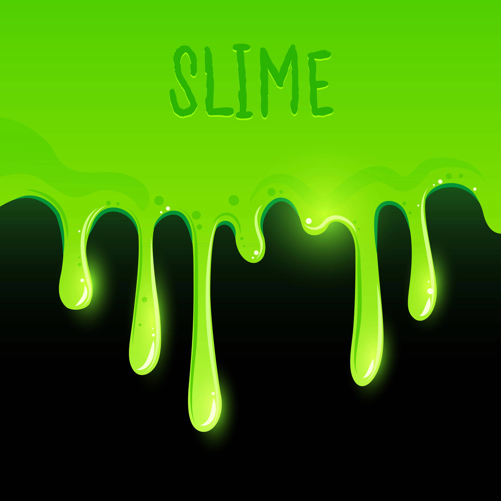 Black Drippy Slime Background