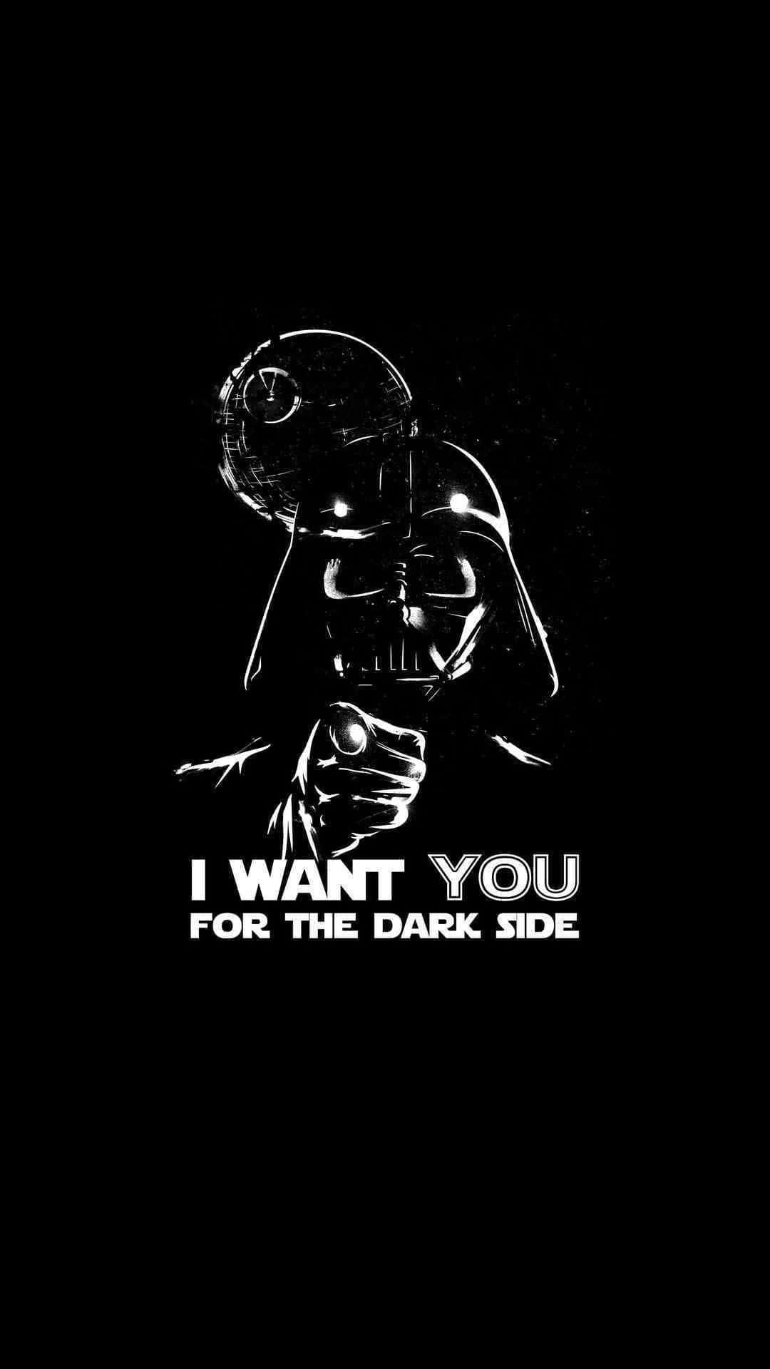 Black Emo Iphone Darth Vader Background