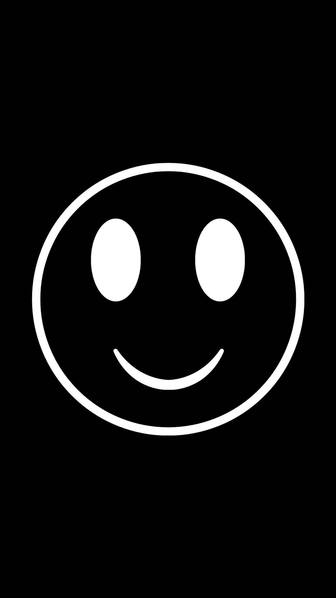 Black Emoji Emoticon Background