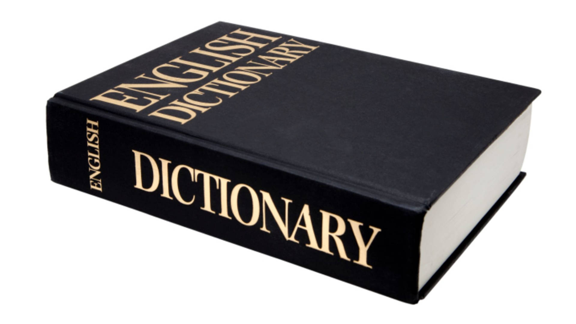 Black English Dictionary Book Background