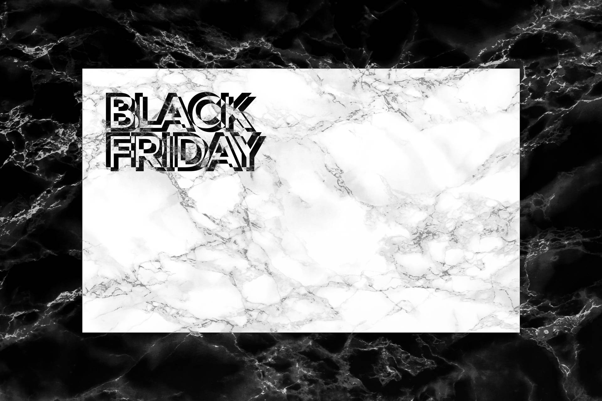Black Friday Marble Card Template Background